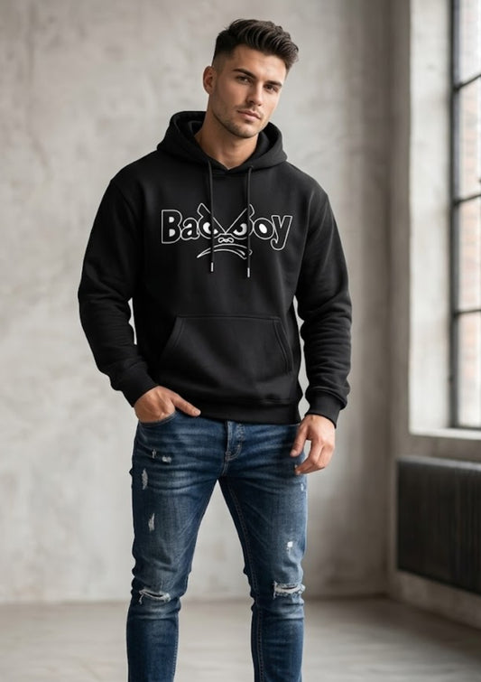 Bad Boy Attitude Graphic 350 GSM Hoodie | Heavyweight Printed Hoodie