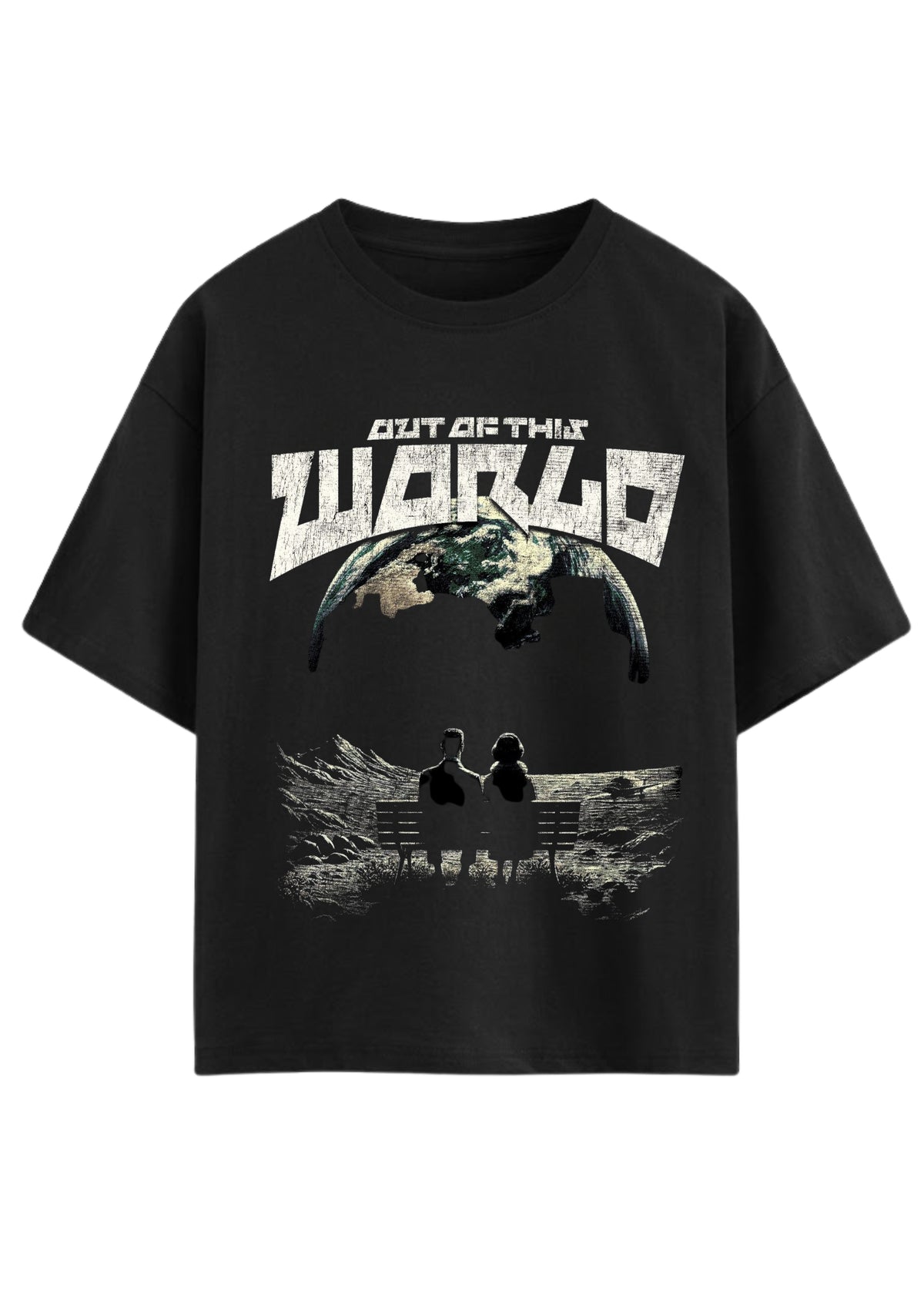 Out of This World Graphic Oversized T-Shirt | 220 GSM | 100% Cotton