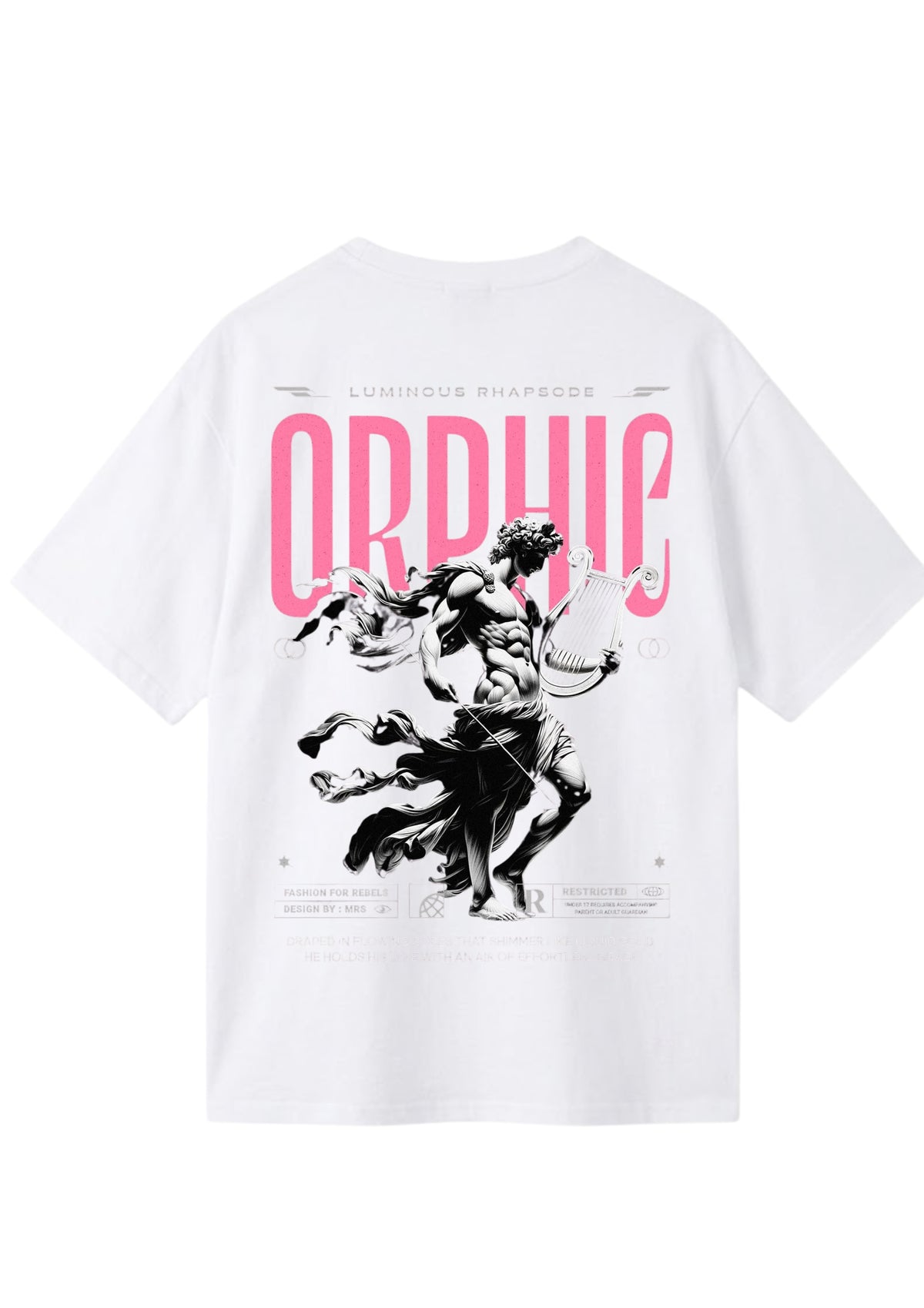 Orpheus Luminous Rhapsody Graphic Oversized T-Shirt | 220 GSM | 100% Cotton