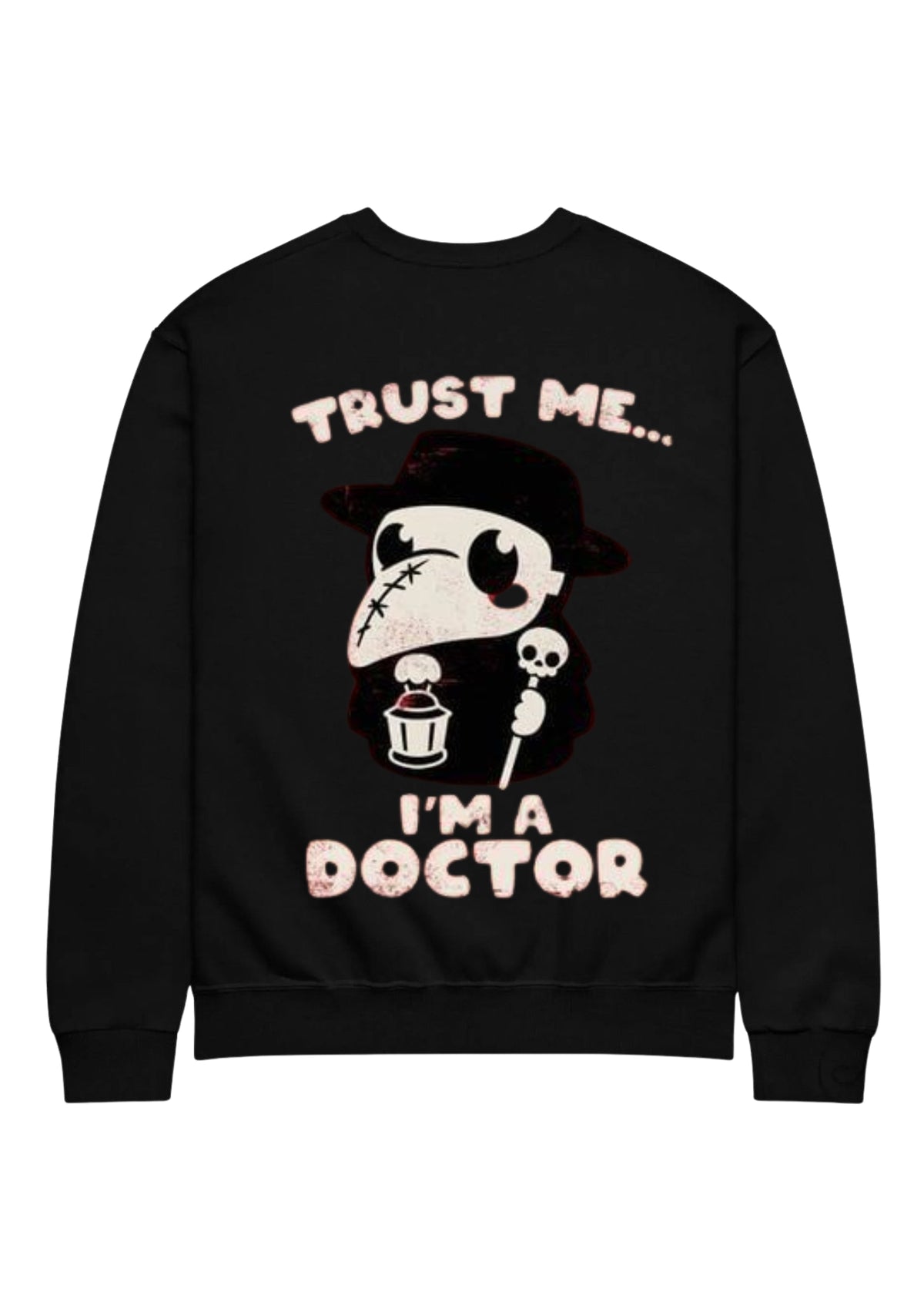 Plague Doctor Graphic 350 GSM Sweatshirt | Premium Heavyweight Streetwear Sweatshirt