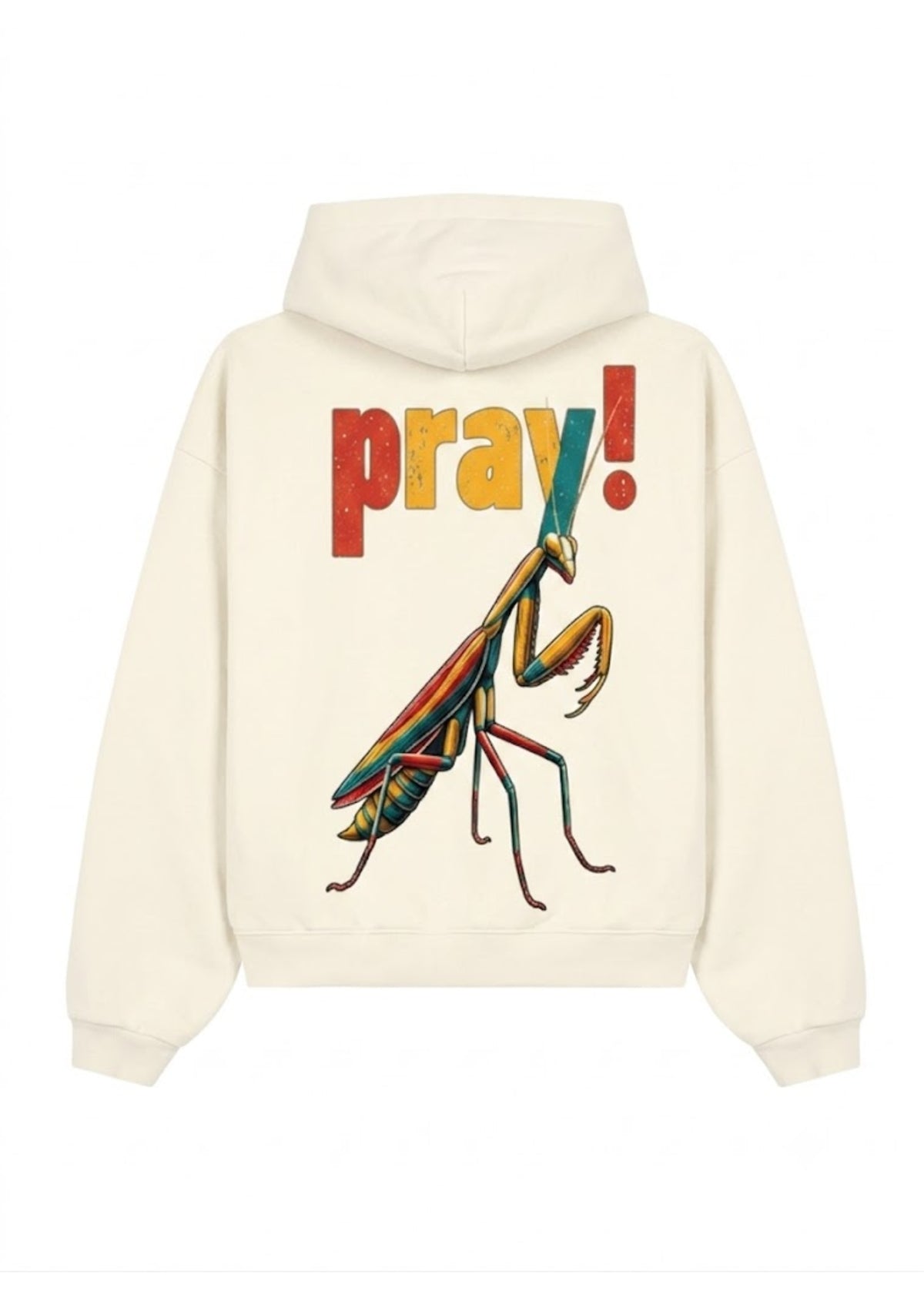 Pray Mantis Graphic Printed 350 GSM Hoodie | Premium Streetwear Hoodie