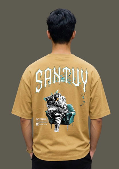 Sanctuary Astronaut Graphic Oversized T-Shirt | 220 GSM | 100% Cotton