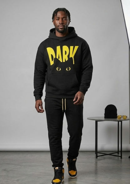 Dark Graphic 350 GSM Hoodie | Heavyweight Printed Winter Hoodie