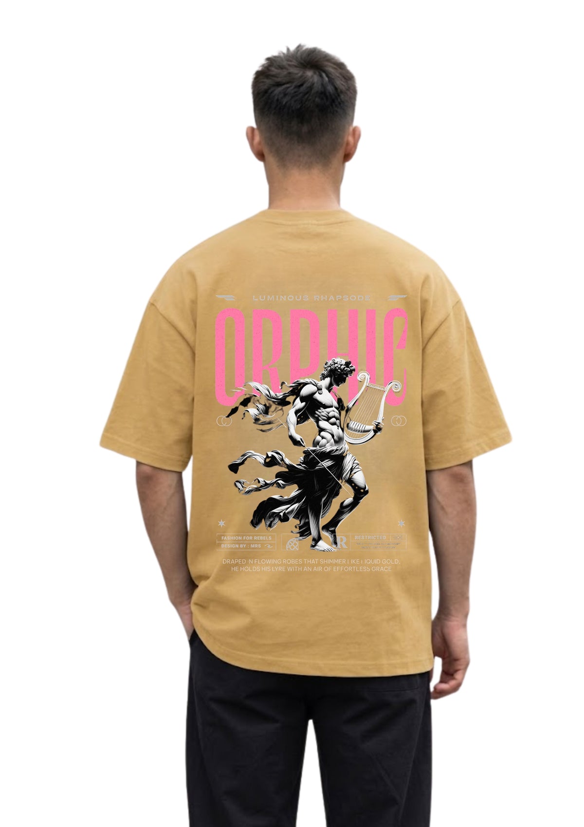 Orpheus Luminous Rhapsody Graphic Oversized T-Shirt | 220 GSM | 100% Cotton