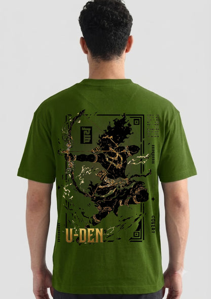 Shadow Archer Warrior Graphic Oversized T-Shirt | 220 GSM | 100% Cotton
