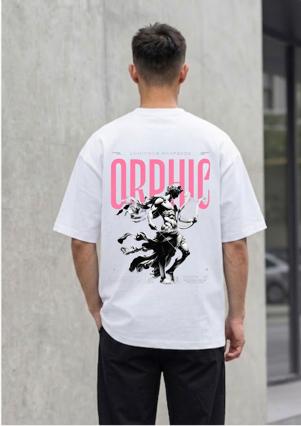 Orpheus Luminous Rhapsody Graphic Oversized T-Shirt | 220 GSM | 100% Cotton