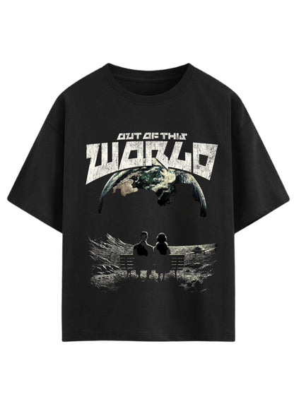 Out of This World Graphic Oversized T-Shirt | 220 GSM | 100% Cotton