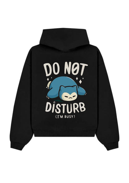 Do Not Disturb 350 GSM Hoodie | Heavyweight Cartoon Graphic Hoodie