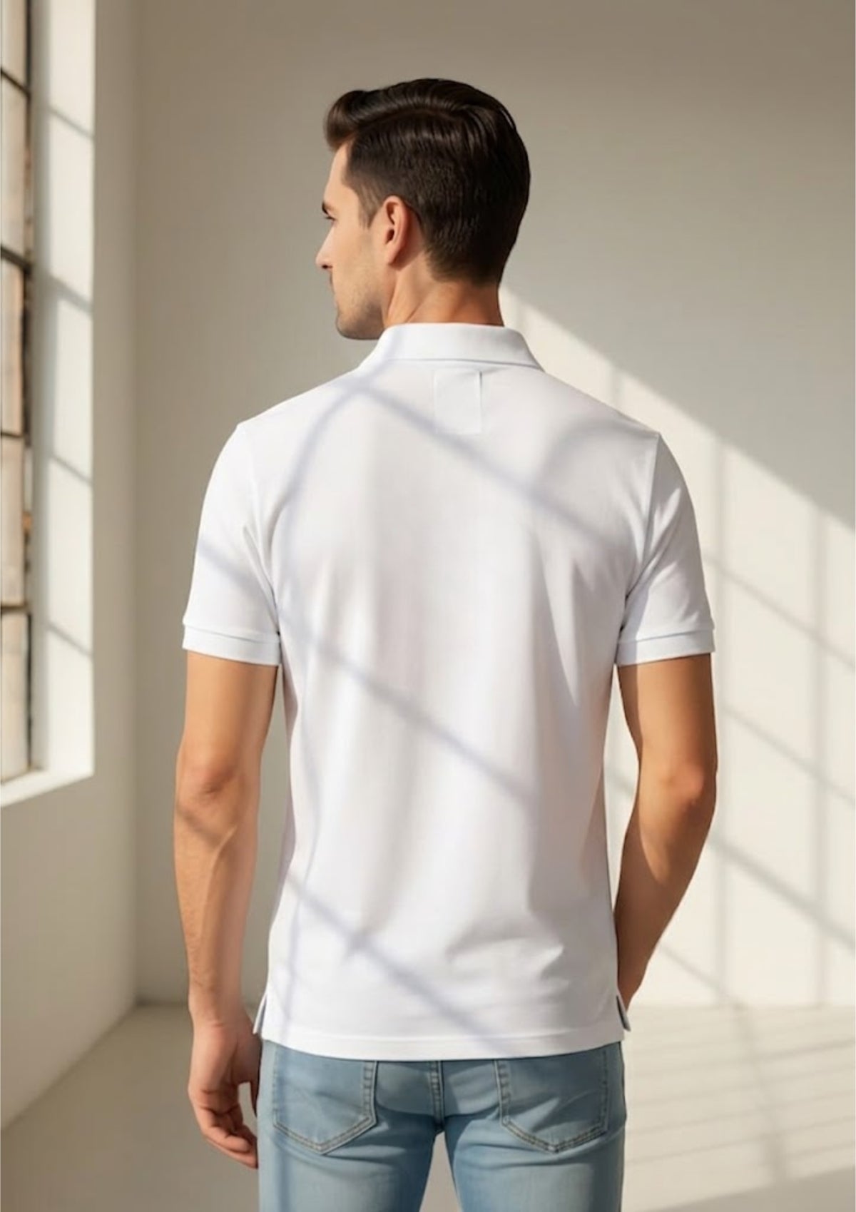 Classic Solid Polo T-Shirt for Men | 100% Cotton | 220 GSM | Premium Casual Polo Tee