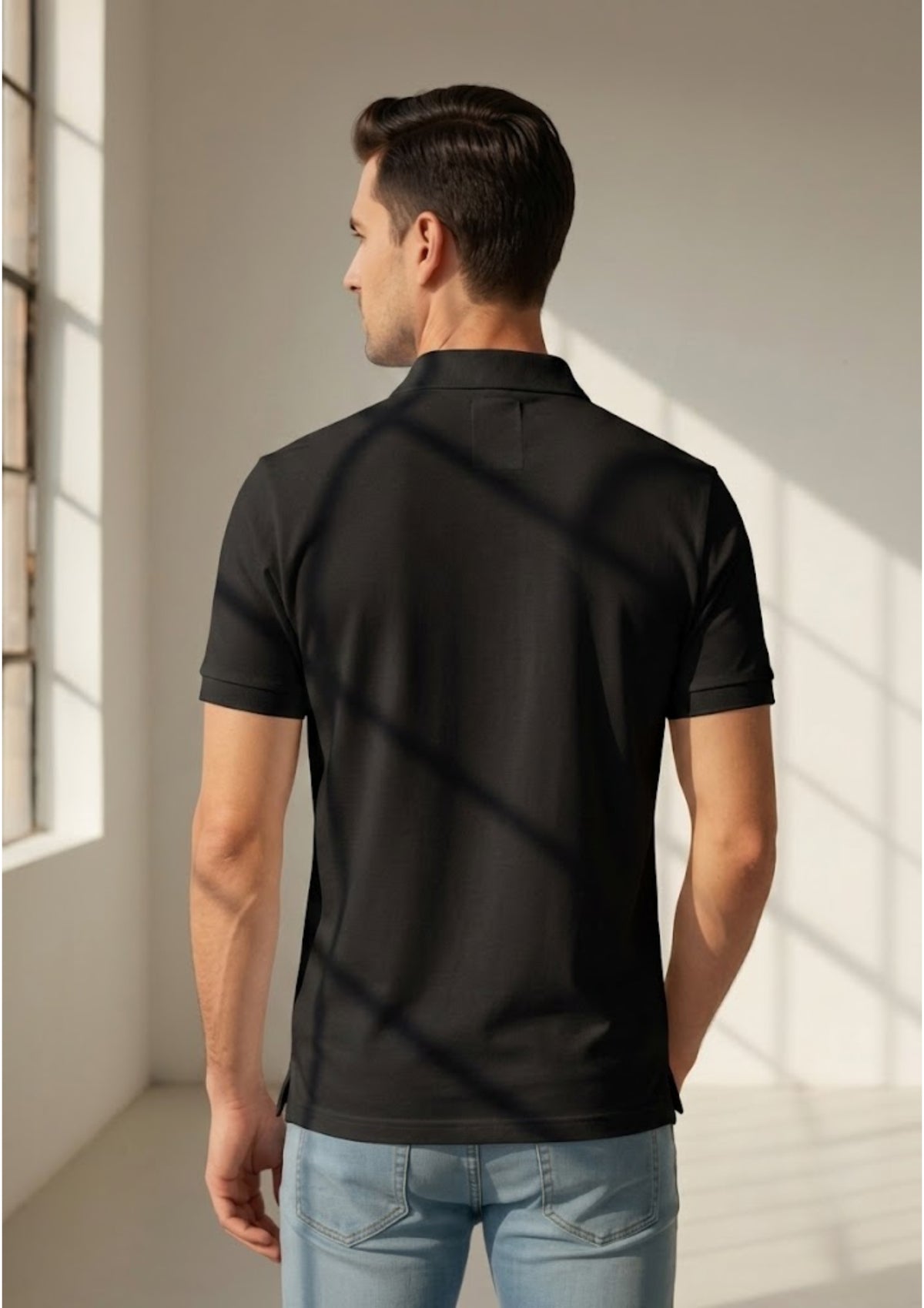 Classic Solid Polo T-Shirt for Men | 100% Cotton | 220 GSM | Premium Casual Polo Tee