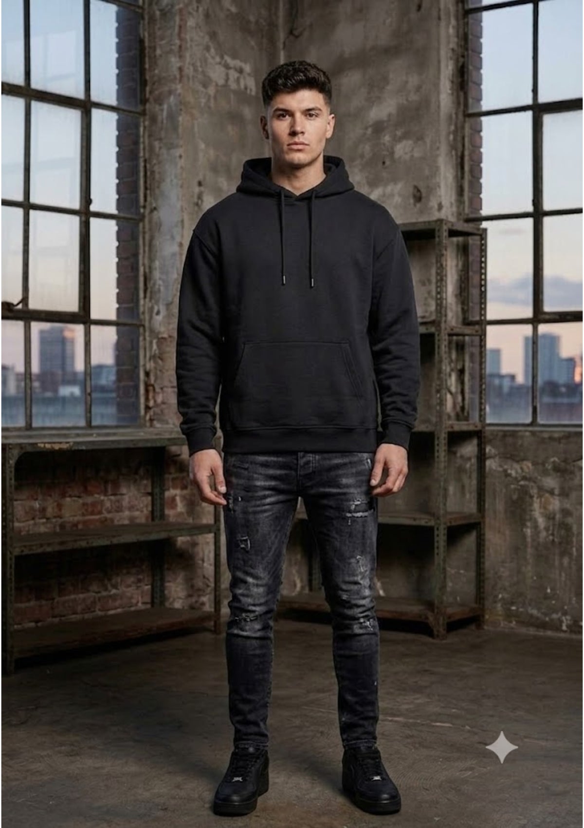 Mystic Eye Back Print 350 GSM Hoodie | Heavyweight Graphic Hoodie