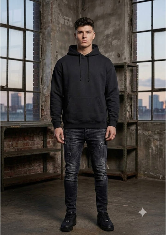 Mystic Eye Back Print 350 GSM Hoodie | Heavyweight Graphic Hoodie