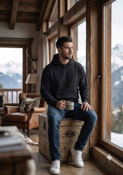 Mountain Explorer Graphic Printed 350 GSM Hoodie | Premium Adventure Hoodie