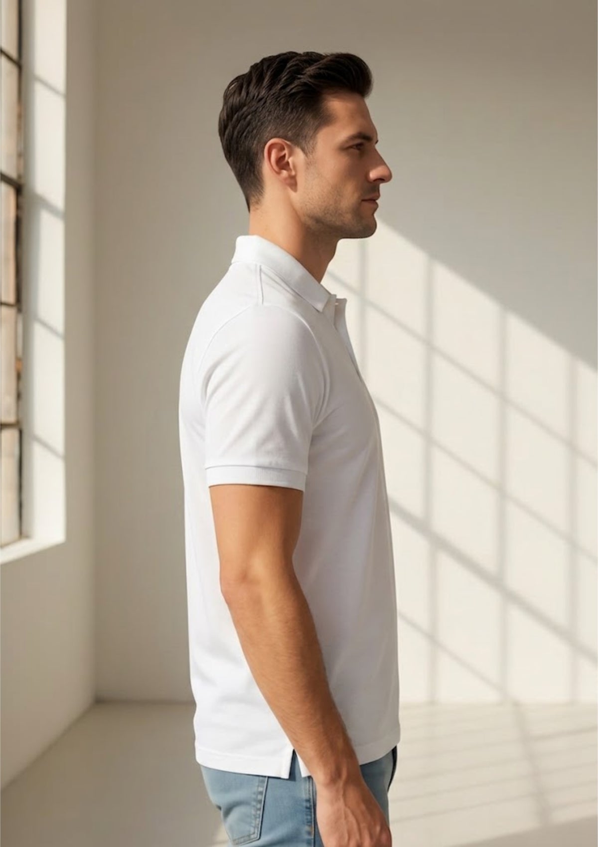Classic Solid Polo T-Shirt for Men | 100% Cotton | 220 GSM | Premium Casual Polo Tee