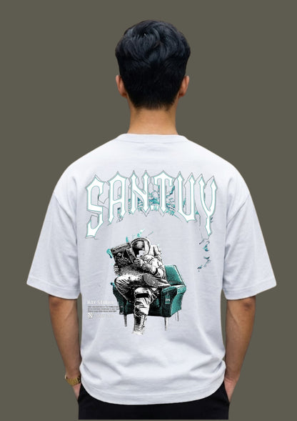 Sanctuary Astronaut Graphic Oversized T-Shirt | 220 GSM | 100% Cotton