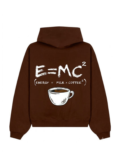 Coffee Energy Formula Graphic Printed 350 GSM Hoodie | Premium Streetwear Hoodie