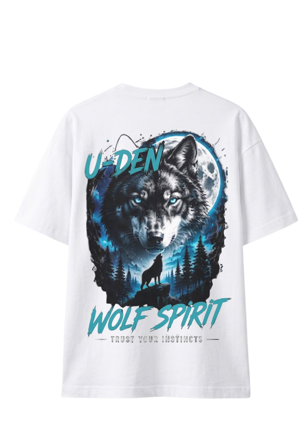 Wolf Spirit Graphic Oversized T-Shirt | 220 GSM | 100% Cotton