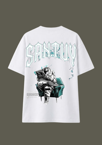 Sanctuary Astronaut Graphic Oversized T-Shirt | 220 GSM | 100% Cotton