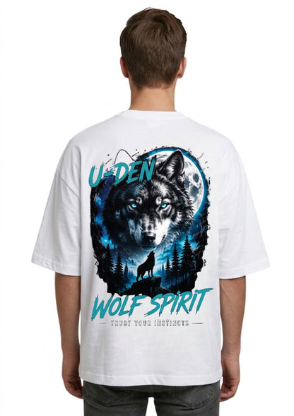 Wolf Spirit Graphic Oversized T-Shirt | 220 GSM | 100% Cotton