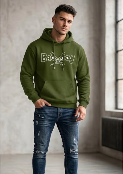 Bad Boy Attitude Graphic 350 GSM Hoodie | Heavyweight Printed Hoodie