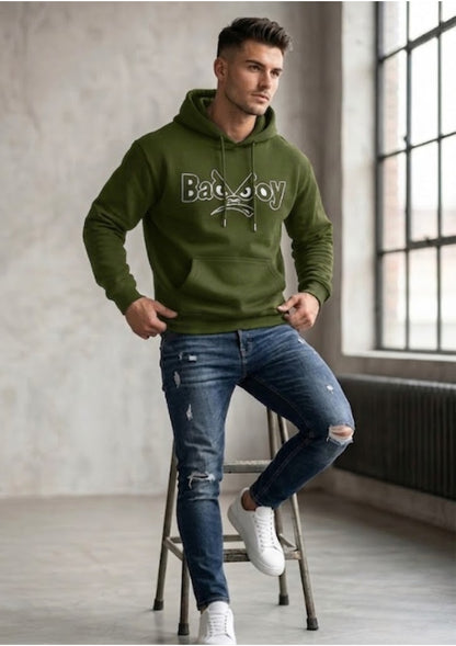 Bad Boy Attitude Graphic 350 GSM Hoodie | Heavyweight Printed Hoodie