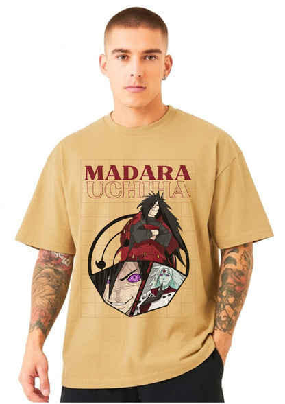 Madara Uchiha Anime Oversized Graphic T-Shirt