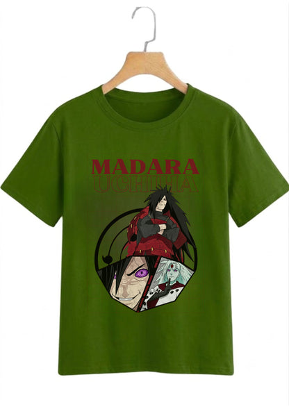 Madara Uchiha Anime Oversized Graphic T-Shirt