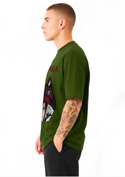 Madara Uchiha Anime Oversized Graphic T-Shirt